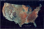 Topographic Map Of Usa | Color 2018