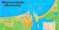 Warnemünde tourist map - Ontheworldmap.com