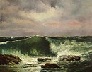 Die Welle von Gustave Courbet: hochwertiger Kunstdruck
