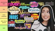 RANKING MY FAVOURITE *DISNEY CHANNEL* SHOWS - YouTube