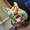 Billie Joe shares close-ups of his famous "Blue" guitar