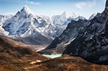 Nepal, Nature, Landscape, Mountains, Snowy peak, Water Wallpapers HD ...