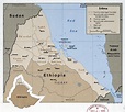 Eritrea Map Africa : Detailed political and administrative map of ...