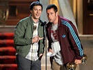 "That's My Boy" stars Adam Sandler and Andy Samberg hope to bring in ...