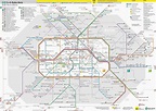 Berlin transit map - Berlin public transit map (Germany)