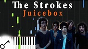 The Strokes - Juicebox [Piano Tutorial] Synthesia | passkeypiano - YouTube