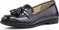 Lilley Womens Black Patent Loafer: Amazon.co.uk: Shoes & Bags