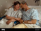Suzanne and Jim Shemwell of Boise, share a moment in Jim's hospital room after Suzanne came back ...