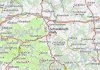 MICHELIN-Landkarte Schwäbisch Hall - Stadtplan Schwäbisch Hall ...