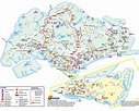 Map of Singapore street: streets, roads and highways of Singapore