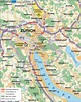Map of Zurich (City in Switzerland) | Welt-Atlas.de