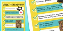 Book or Film Review Display Poster | Twinkl | Teacher Made