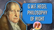 G. W. F. Hegel - Philosophy of Right | Political Philosophy - YouTube