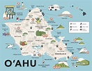 Hawaii Maps with Points of Interest, Airports and Major Attractions ...