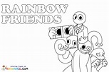 Ausmalbilder Rainbow Friends | Malvorlagen zum Ausdrucken