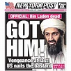US front pages report the death of Osama bin Laden