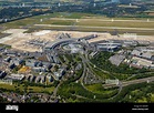 Luftbild, Flughafen Düsseldorf, Düsseldorf, Rheinland, Nordrhein ...