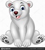Dibujos animados oso polar sentado Vector de stock #135100726 de ©tigatelu