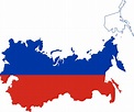 Russia Flag Map - ClipArt Best
