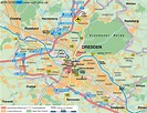 Map of Dresden (City in Germany, Saxony) | Welt-Atlas.de