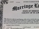 Missouri Marriage License