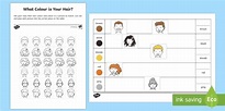 What Colour Is Your Hair? Worksheet / Worksheet