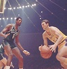 Bill Russell vs. Jerry West | Sports basketball, Nba legends, Bill russell
