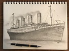 Rms Titanic Titanic Art Titanic Ship Cool Drawings Pe - vrogue.co