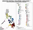 Greater Central Philippine Languages Map : Philippines