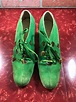 Vintage Green Suede Herbert Levine Shoes Size 4.5 Shoes Sport | Etsy
