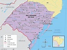 Blog de Geografia: Mapa do Rio Grande do Sul