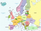 Map Of Europe With Countries Labeled - World Map