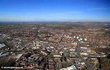aeroengland | aerial photograph of Wigan, Lancashire UK