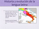 Evolución del latín