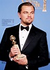 Leonardo DiCaprio, poses with his award for Best Actor for The Wolf of ...