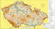 Czech republic on map - Map Czech republic (Eastern Europe - Europe)