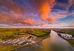 My home town of Newport on the Isle of Wight during the "Golden hour ...