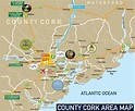 Map of Cork City and County. Things to do, places to visit in Cork . (2022)