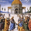 The Delivery of the Keys - Perugino, Sistine Chapel | Perspektive kunst ...