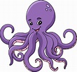 Octopus Cartoon Colored Clipart Illustration 6458063 Vector Art at Vecteezy