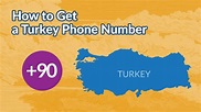 How To Get a Turkey Phone Number - YouTube