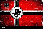 La bandera nazi utilizado en la segunda guerra mundial en un estilo ...