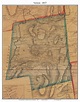 Vernon, Connecticut 1857 Tolland Co. - Old Map Custom Print - OLD MAPS