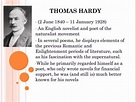 PPT - THOMAS HARDY PowerPoint Presentation, free download - ID:2427471