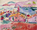 View of Collioure 1906 abstract fauvism Henri Matisse cityscape city ...