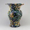 A vase by KATE MALONE, Earthenware, sined and dated, 1986. - Bukowskis