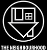 The Neighbourhood Logo Poster by blackmeetswhite | Gravuras emolduradas ...