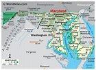 Mapas de Maryland - Atlas del Mundo