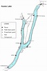 Keuka Lake Fishing Map - College Map
