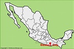 Oaxaca City location on the Mexico map - Ontheworldmap.com